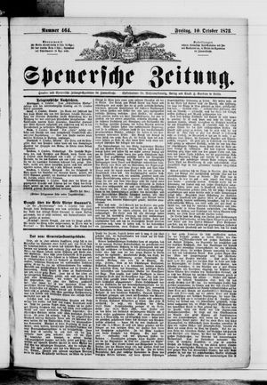 Spenersche Zeitung on Oct 10, 1873
