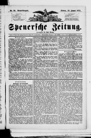 Spenersche Zeitung vom 19.01.1874