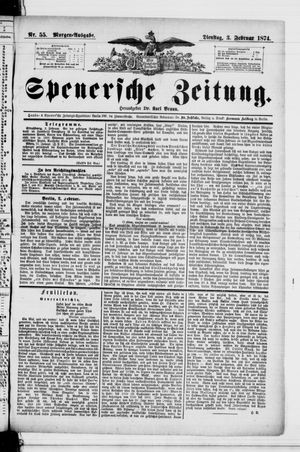 Spenersche Zeitung vom 03.02.1874