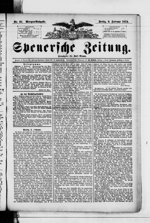 Spenersche Zeitung vom 06.02.1874