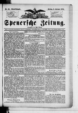 Spenersche Zeitung vom 06.02.1874