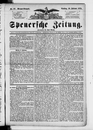 Spenersche Zeitung vom 10.02.1874