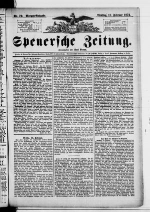 Spenersche Zeitung vom 17.02.1874