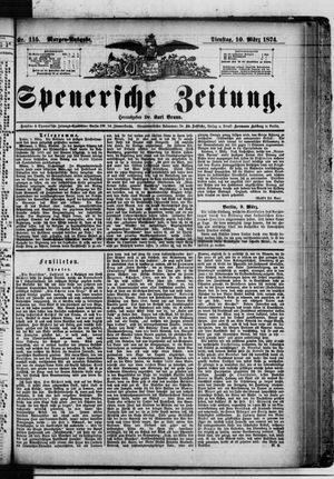 Spenersche Zeitung vom 10.03.1874