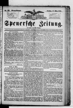 Spenersche Zeitung vom 17.03.1874