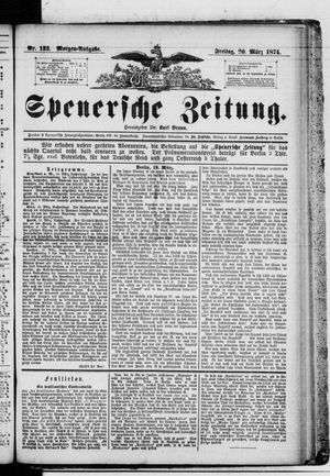 Spenersche Zeitung vom 20.03.1874