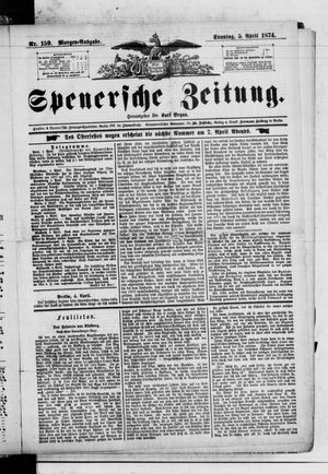 Spenersche Zeitung vom 05.04.1874