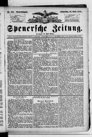 Spenersche Zeitung vom 23.04.1874