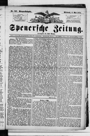 Spenersche Zeitung vom 06.05.1874