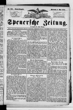 Spenersche Zeitung vom 06.05.1874
