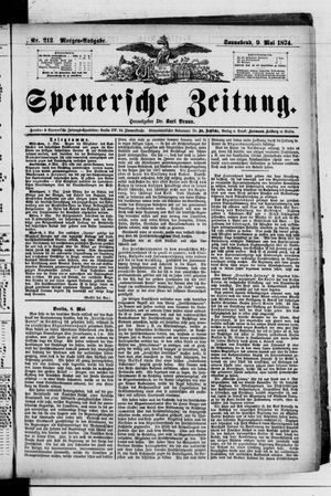 Spenersche Zeitung vom 09.05.1874