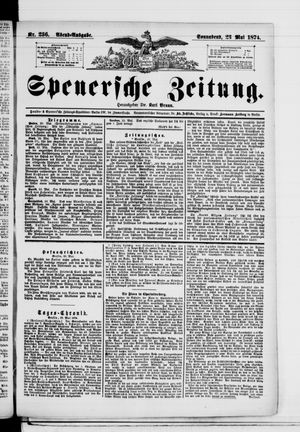 Spenersche Zeitung vom 23.05.1874
