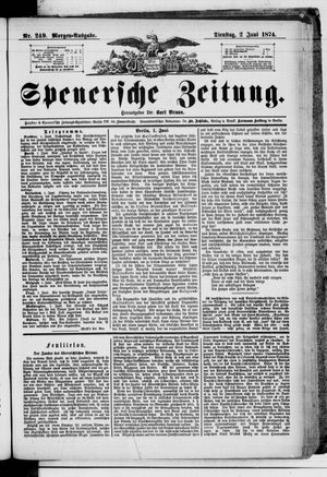 Spenersche Zeitung vom 02.06.1874
