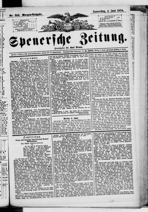 Spenersche Zeitung vom 04.06.1874