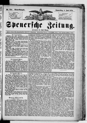 Spenersche Zeitung vom 04.06.1874
