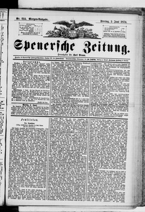 Spenersche Zeitung vom 05.06.1874