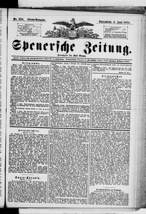 Spenersche Zeitung vom 06.06.1874