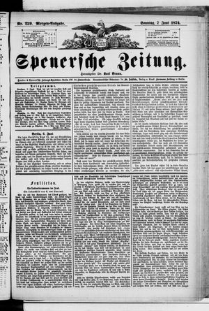 Spenersche Zeitung vom 07.06.1874