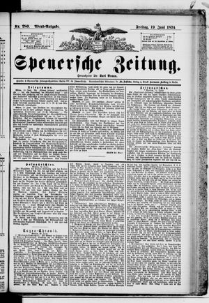 Spenersche Zeitung vom 19.06.1874