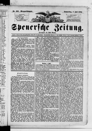 Spenersche Zeitung vom 02.07.1874