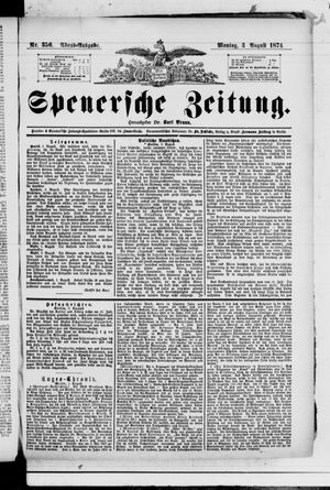 Spenersche Zeitung on Aug 3, 1874