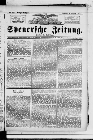 Spenersche Zeitung vom 04.08.1874