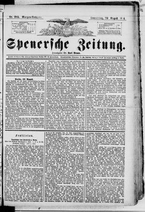 Spenersche Zeitung vom 20.08.1874