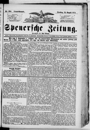 Spenersche Zeitung vom 25.08.1874