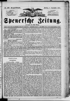Spenersche Zeitung vom 04.09.1874