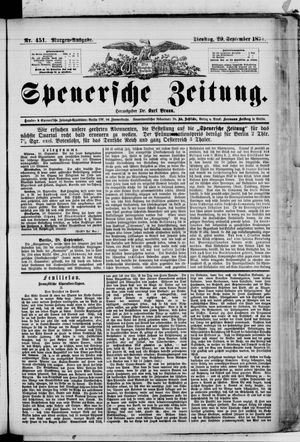Spenersche Zeitung vom 29.09.1874