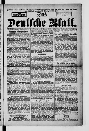 Das deutsche Blatt vom 11.02.1891