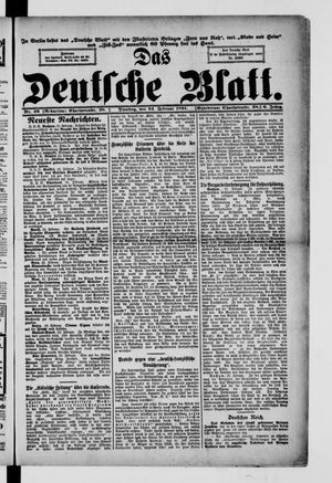 Das deutsche Blatt vom 24.02.1891