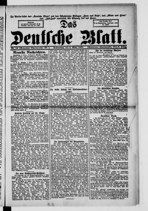 Das deutsche Blatt vom 05.03.1891