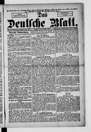 Das deutsche Blatt vom 06.03.1891