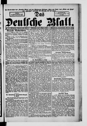 Das deutsche Blatt vom 01.04.1891