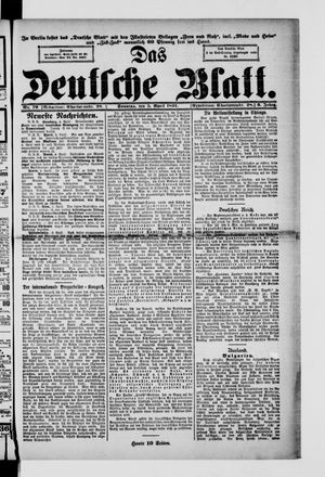 Das deutsche Blatt vom 05.04.1891