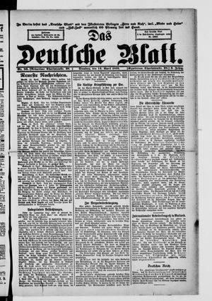 Das deutsche Blatt vom 14.04.1891