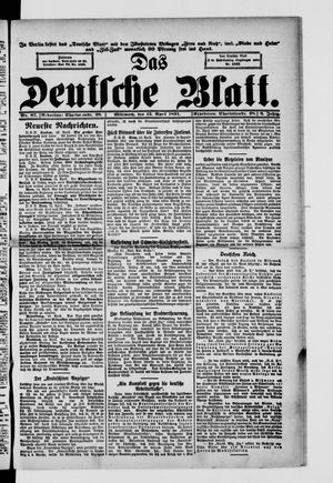 Das deutsche Blatt on Apr 15, 1891