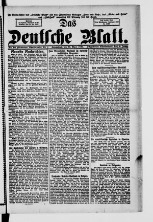 Das deutsche Blatt vom 25.04.1891