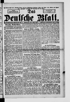 Das deutsche Blatt on May 2, 1891