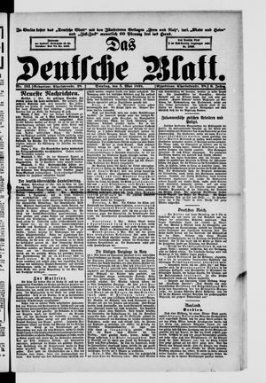 Das deutsche Blatt vom 05.05.1891
