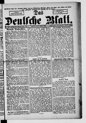 Das deutsche Blatt vom 05.06.1891