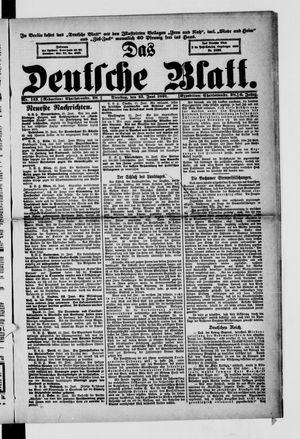 Das deutsche Blatt vom 23.06.1891