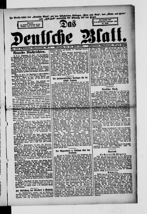 Das deutsche Blatt vom 24.06.1891