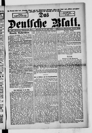 Das deutsche Blatt on Jul 12, 1891