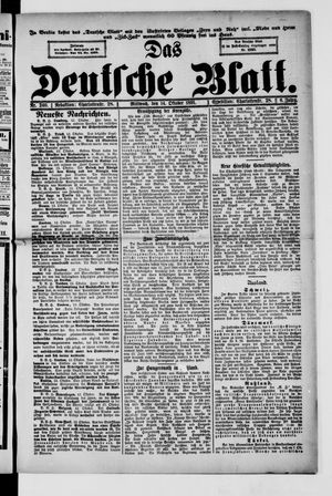 Das deutsche Blatt vom 14.10.1891