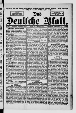 Das deutsche Blatt on Feb 5, 1892