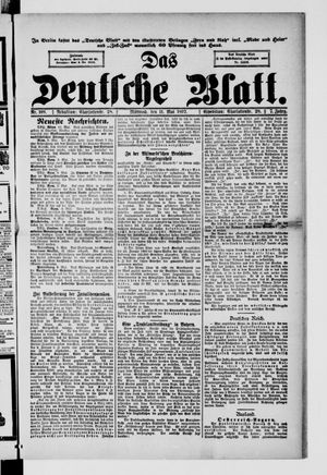 Das deutsche Blatt vom 11.05.1892