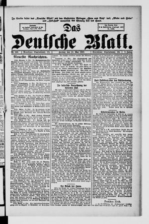 Das deutsche Blatt on May 13, 1892