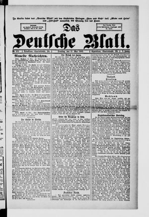 Das deutsche Blatt vom 17.05.1892